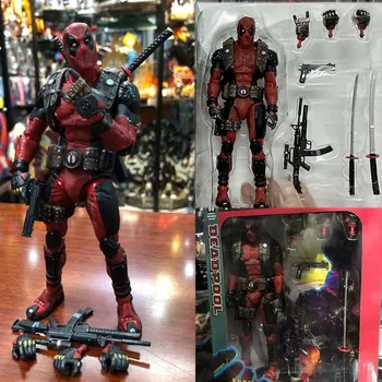 

Deadpool Figure EPIC Deadpool Super Poseable Ultimate Action Figure Collectible Model Toy