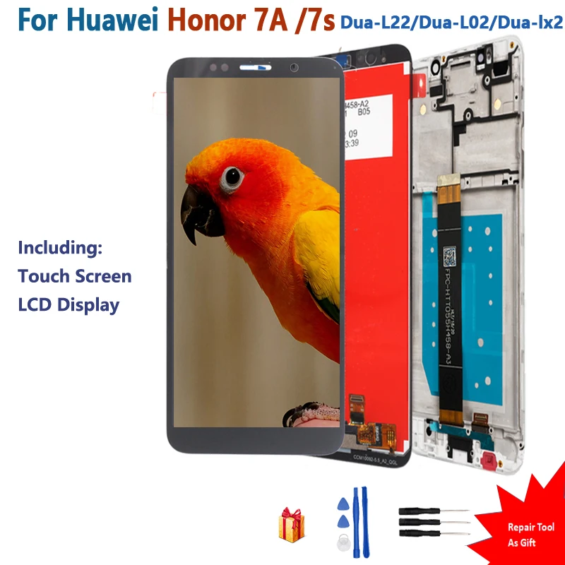 Оригинальный ЖК дисплей для Huawei Честь 7A фотоаппаратов моментальной печати 7S сенсорный экран с цифрователем