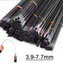 

3.9mm-7.7mm 5 pieces 90cm Fishing rod tip Spare sections taiwan fishing rod Big full sizehollow carbon rod Accessories sturdy