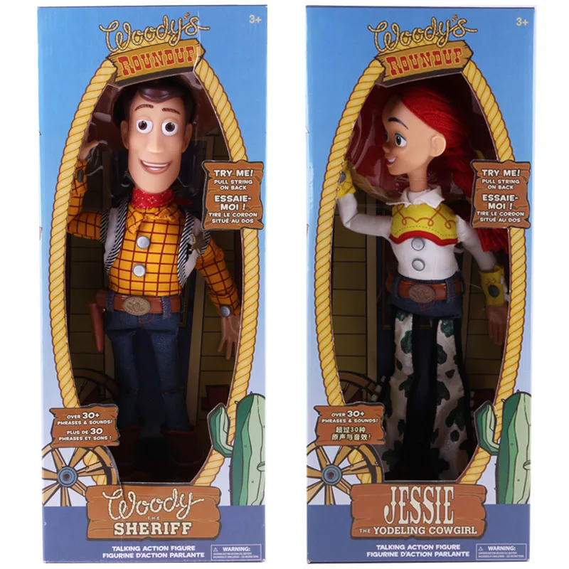 Talking Woody The Sheriff/Jessie The Yodeling Cowgirl Toy Story Коллекционная Фигурка говорящая игрушка украшение кукла