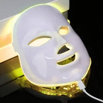 

7 Color Light Photon PDT LED Electric Facial Mask Skin Care Rejuvenation Photo Therapy Anti-aging Promote Skin Cells EU Plug New