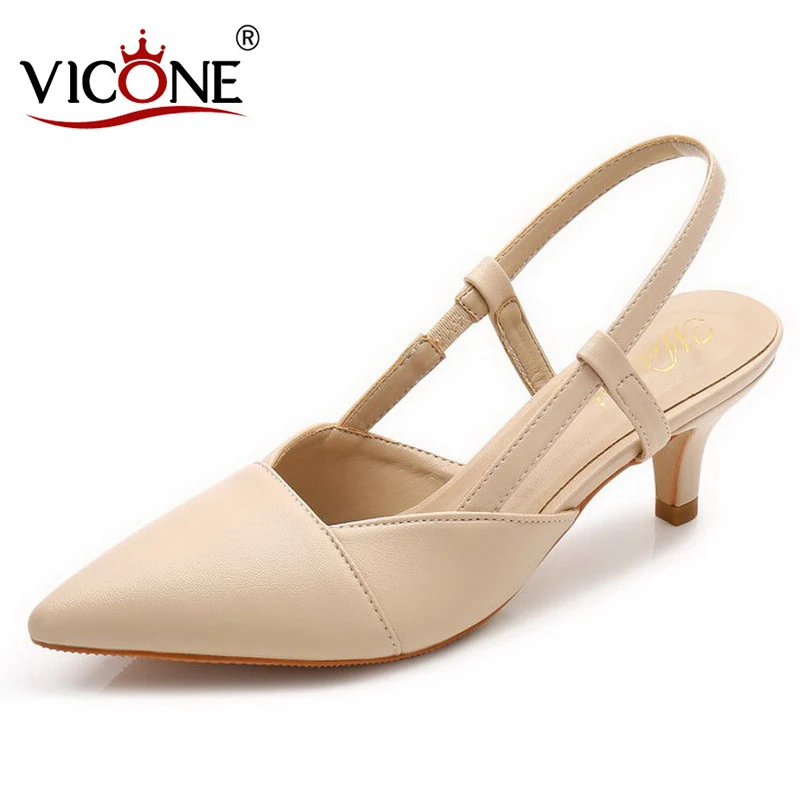 

VICONE Women's pointed high-heeled sandalsV10223