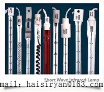 

Infrared carbon fiber heating lamp for flash dryer use