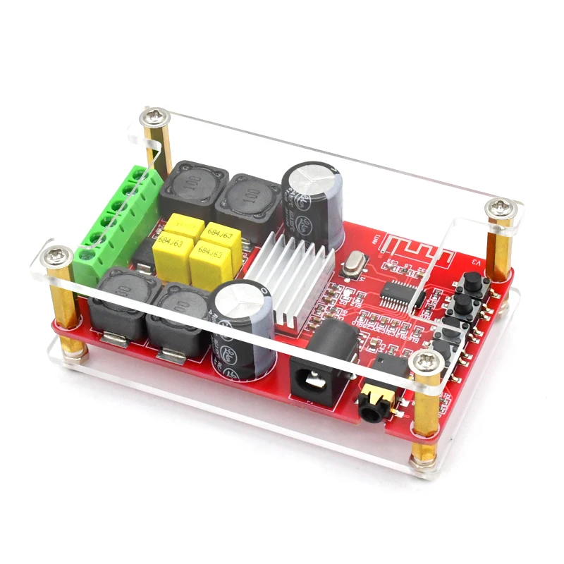 

2*50W TPA3116D2 Bluetooth 5.0 Digital Audio Amplifier Dual Channel Class D TPA3116 Stereo Aux Amp Decoded FLAC/APE/MP3/WMA/WAV