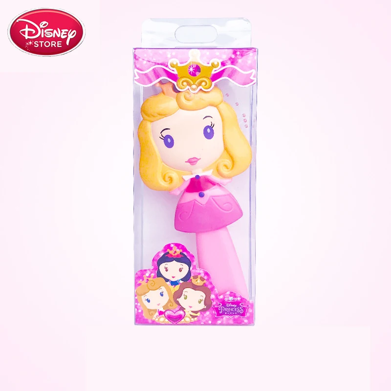 Rapunzel С коробкой Дисней Принцесса расческа Рапунцель, Белль Белоснежка замороженная Анна Эльза щетка для волос для детей уход за волосами Дисней Щелкунчик - Цвет: Rapunzel