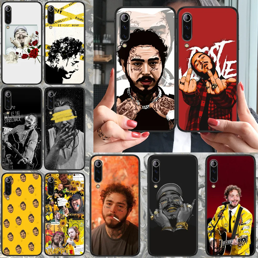 Чехол для телефона post malone Xiaomi Mi 6 8 A1 Note3 A2 9 CC9 9T A3 MIX 2 2S 3 Lite SE Pro черный чехол из ТПУ с
