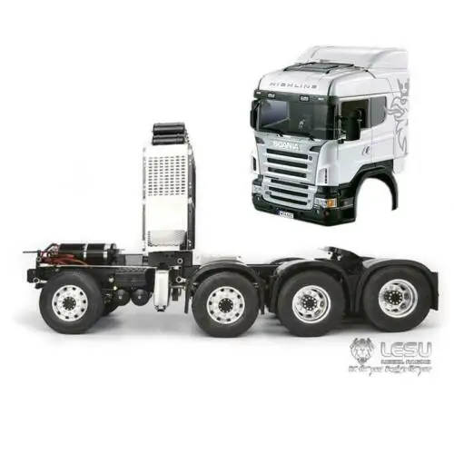 LESU 1/14 Металлическое шасси для DIY Tamiya Scania RC трактор грузовик THZH0301 | Игрушки и хобби