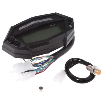 

12V LCD Motorcycle Digital Tachometer Odometer Oil Temperature Motorcycle Parts for Kawasaki Z1000