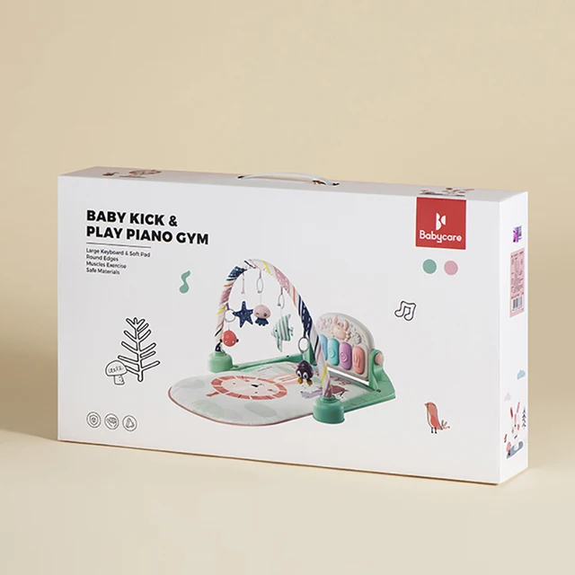 BC Babycare Baby Music Rack Play Mat Educational Puzzle Gym Crawling Activity Carpet Infant Fitness Playmat With Piano Keyboard 6