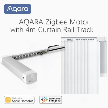 

Xiaomi Aqara Smart ZigBee Curtain Motor Mi Home APP Wireless Remote Control with Electric 4m Curtain Track Set System Smart Home