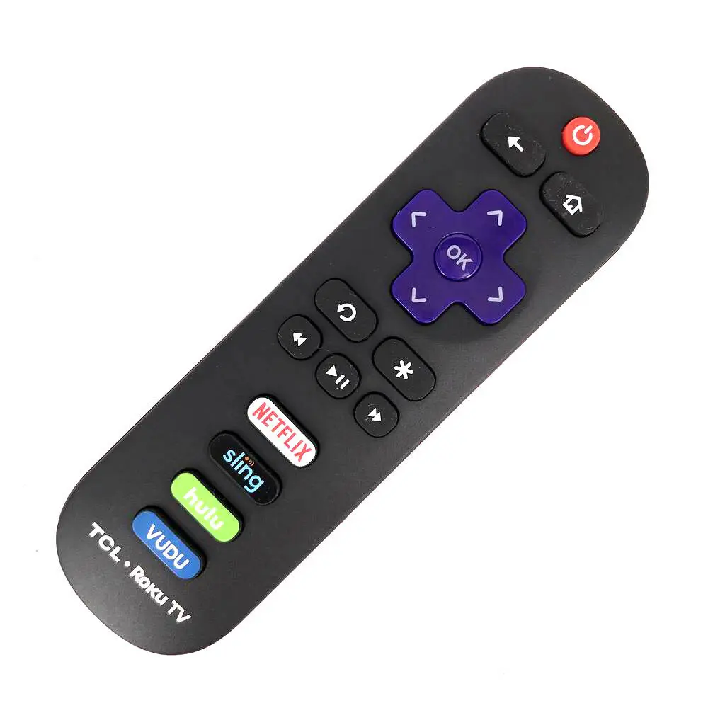 

TCL Roku RC280 Remote Control for Roku 3600R New Original RC280 For TCL Roku TV Remote Control Netflix HULU Vudu Key 32S3800