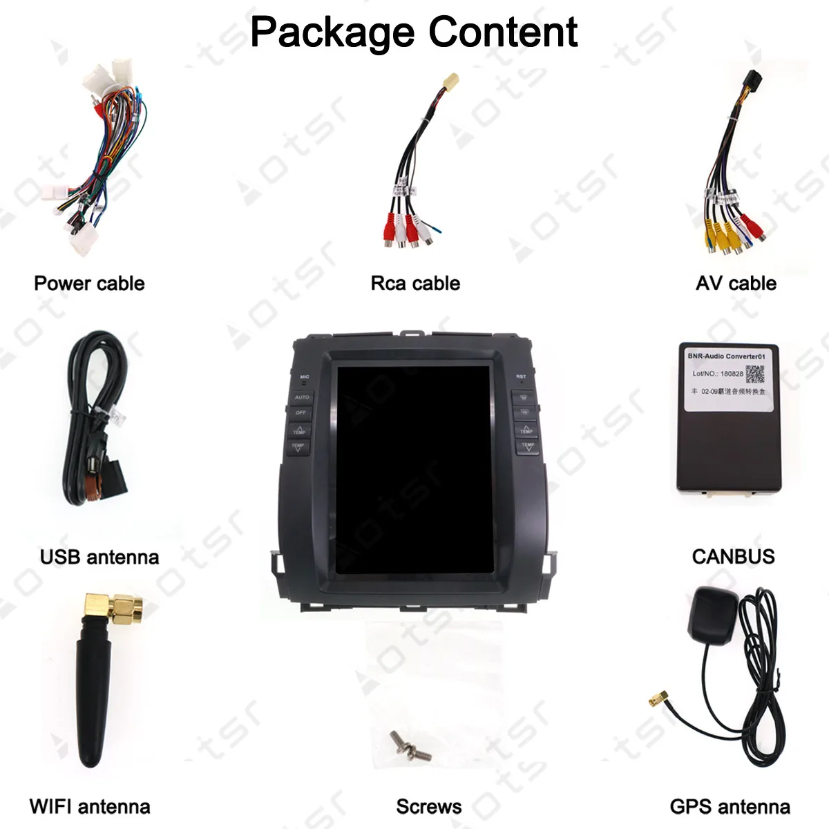 AOTSR Android 8,1 Tesla стиль HD экран Автомобильный gps навигатор для Toyota Land Cruiser Prado/Lexus GX470 2002-2009мультимедийный плеер