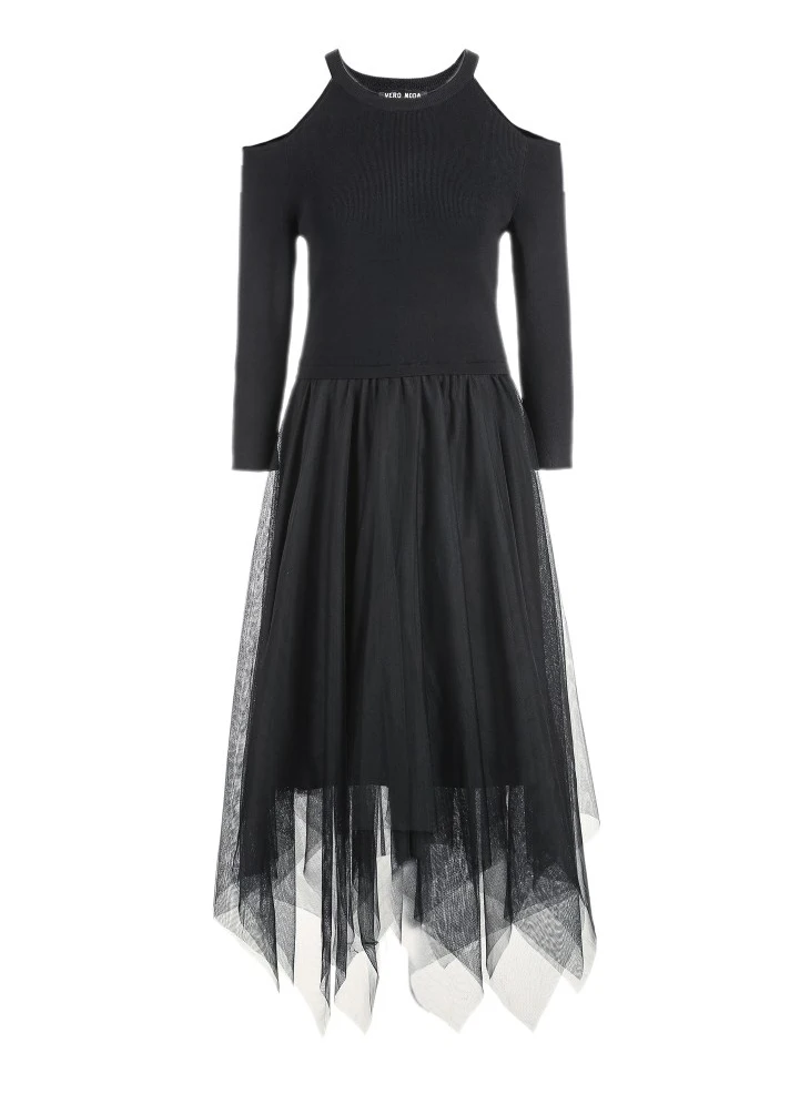 Vero Moda женское платье с открытыми плечами и 3/4 рукавами | 319161508