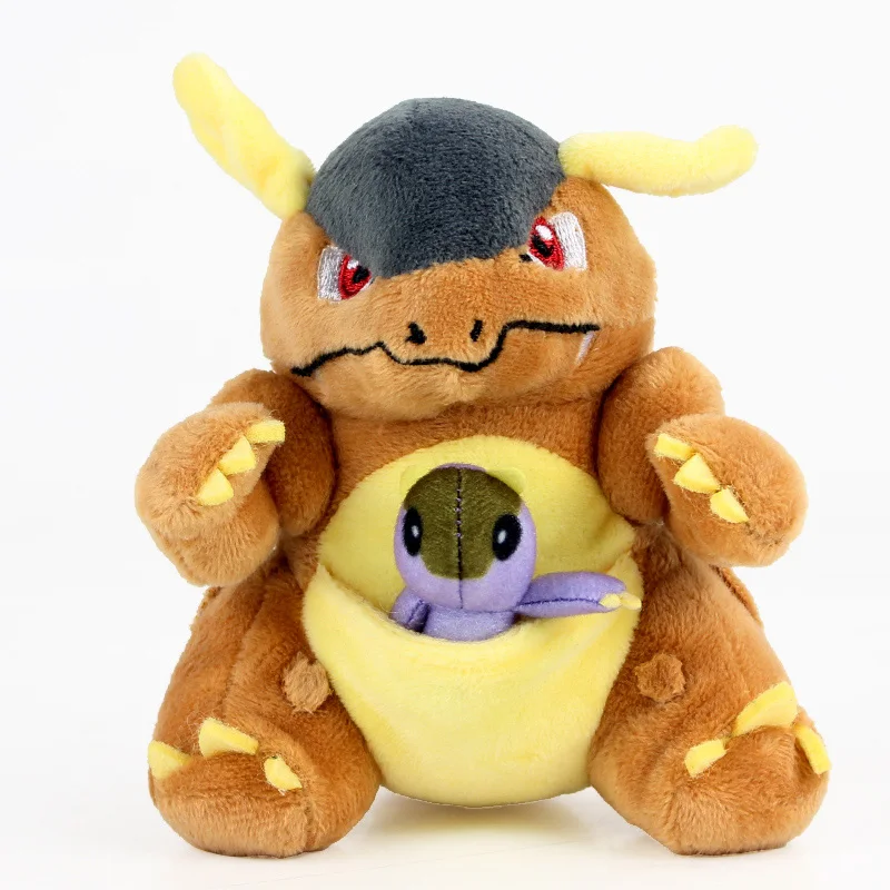 Аниме Домашние животные плюшевые игрушки Kangaskhan Gyarados Дракон динозавр мягкие куклы для детей