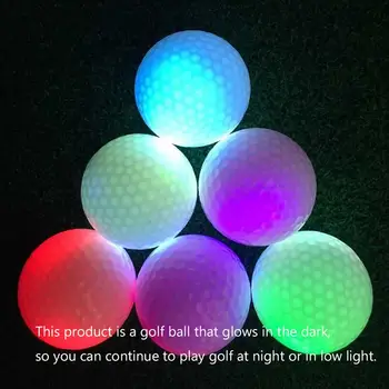 

1PC Led Golf Balls for Night Training High Hardness Material for Golf Practice Balls 2020 The Newest