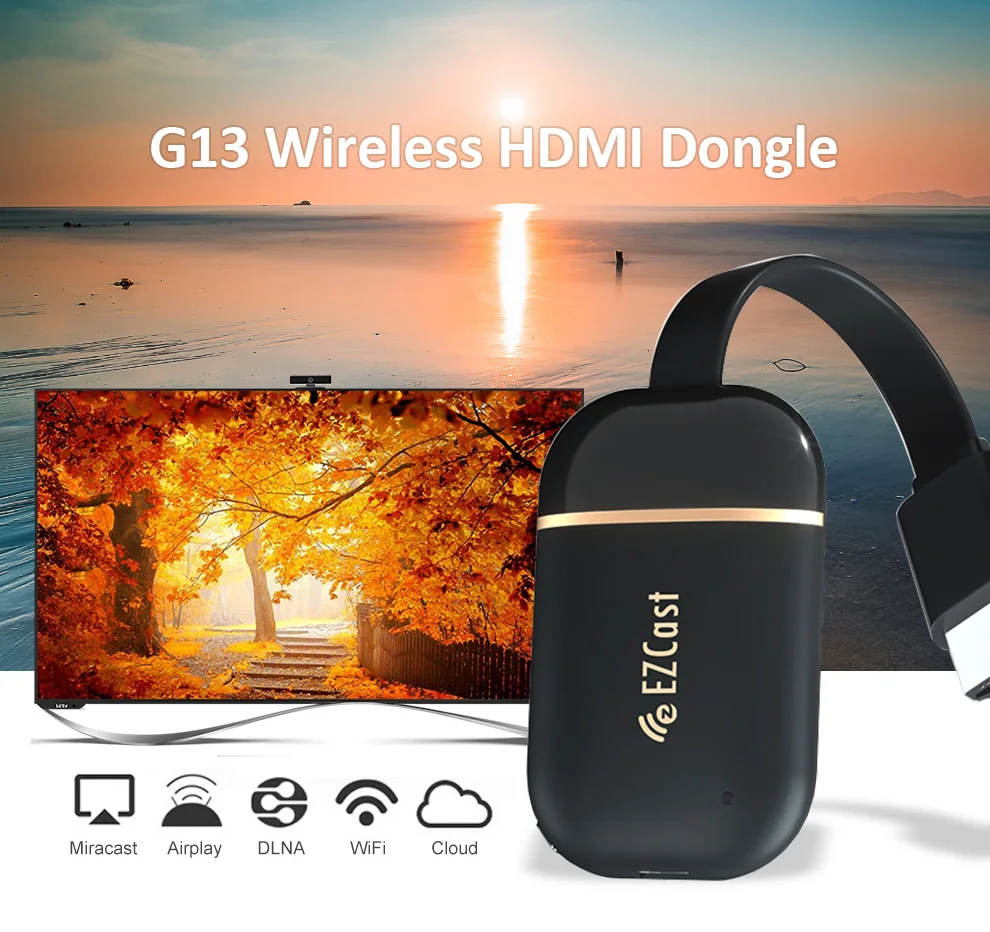 G13 беспроводной HDMI электронный ключ 2,4G/5G WiFi 4K 1080P приемник mirascreen мобильный экран литой зеркальный адаптер ключ Chromecast