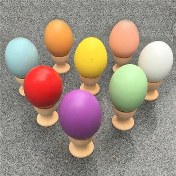 

Hot Egg Simulation Early Developing Movement Non-Toxic Infant Toddler Baby Wooden Sensorial Toys Montessori Toys No Egg Tray