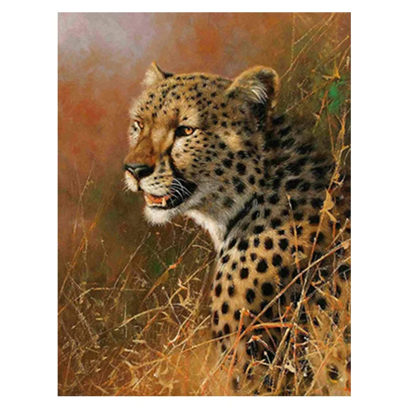 

5D DIY Diamond Painting Full Square/Round Drill "Cheetah" Diamond Painting Embroidery Cross Stitch gift Home Decor Gift A114