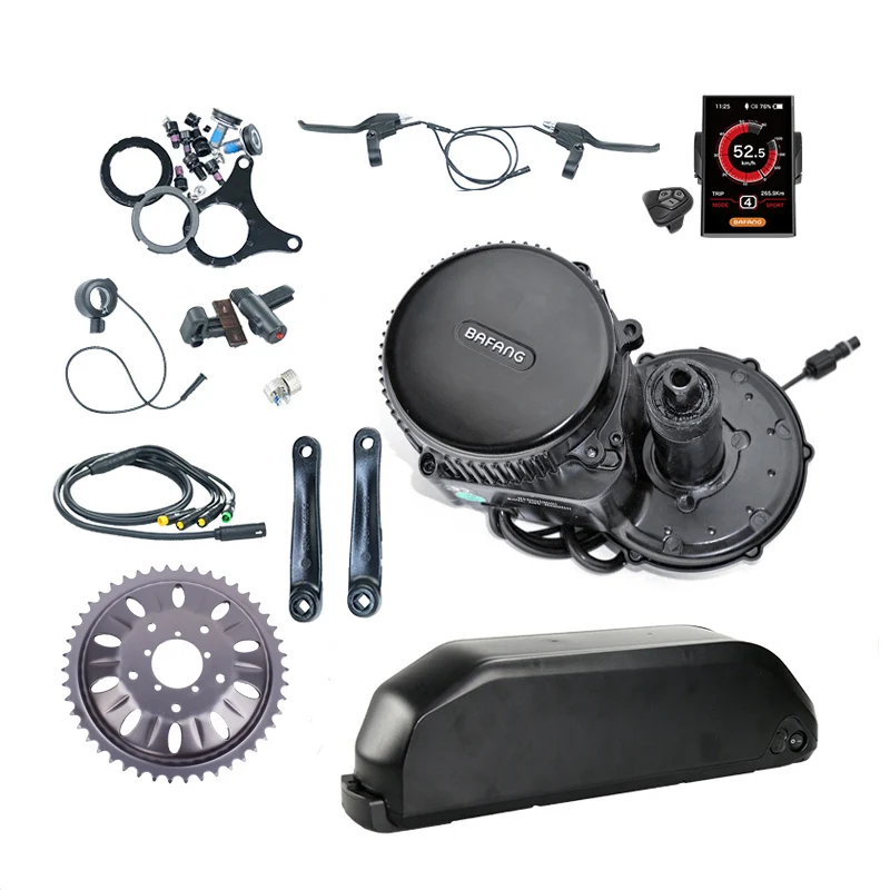 Bafang BBS03B BBSHD 48 в 1000 Вт Mid Мотор привода Conversie комплект с Батарея 48V 13AH 52V17. 5AH 8fun Батарея для е-байка конверсионный набор