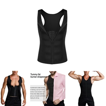 

Man Shaper Male Waist Trainer Cincher Corset Men Body Modeling Belt Tummy Slimming Strap Fitness Sweat Shapewear