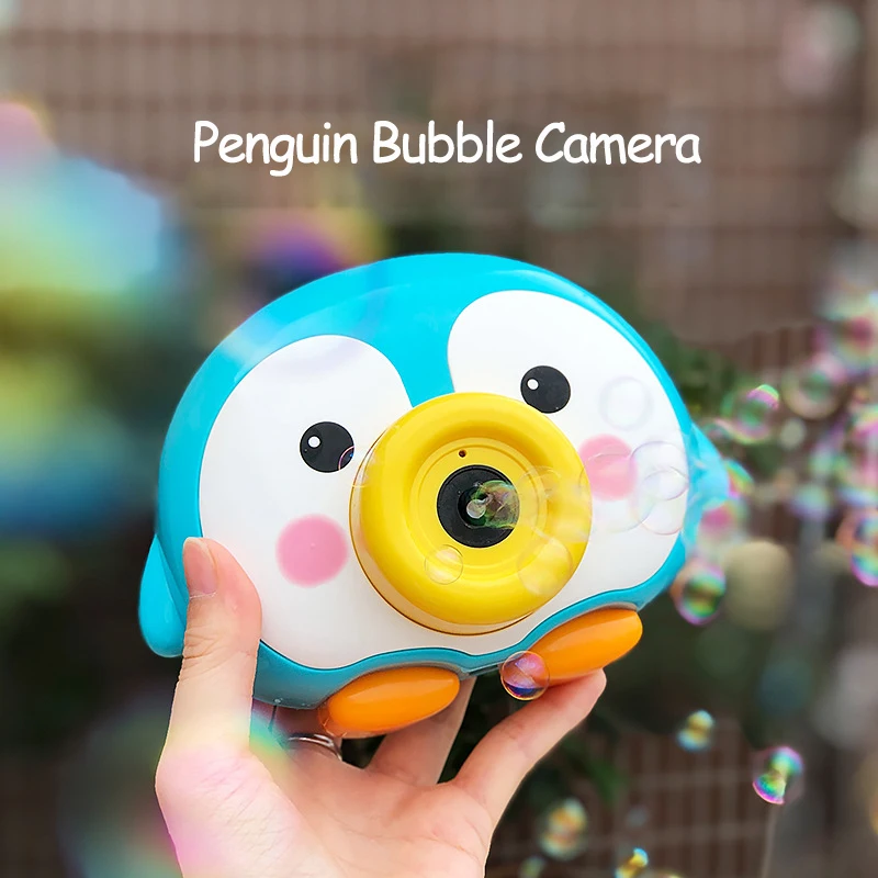 Машина для пузырьков Пингвин онлайн знаменитостей камера Детские обучающие