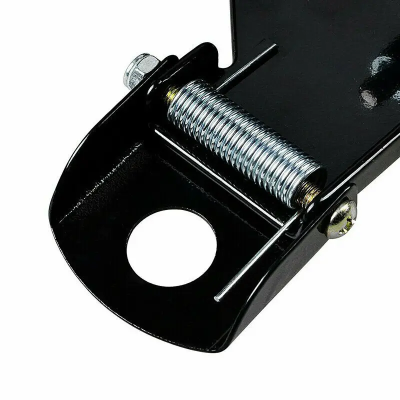 Mayitr 1pc Flip-Up License Plate Bracket Mount Holder 12-1/8x5-29/32 Inch For Winch Roller Fairlead Off Road SUV