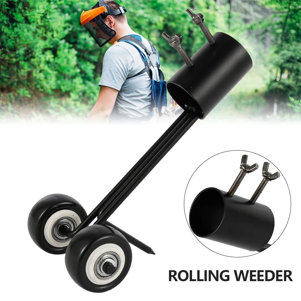 

1PC Multifunctional Rolling Wheel Weeder Bend Hook Weeding Tool Garden Corner Weeds Grass Cutter Remover Garden Accessories