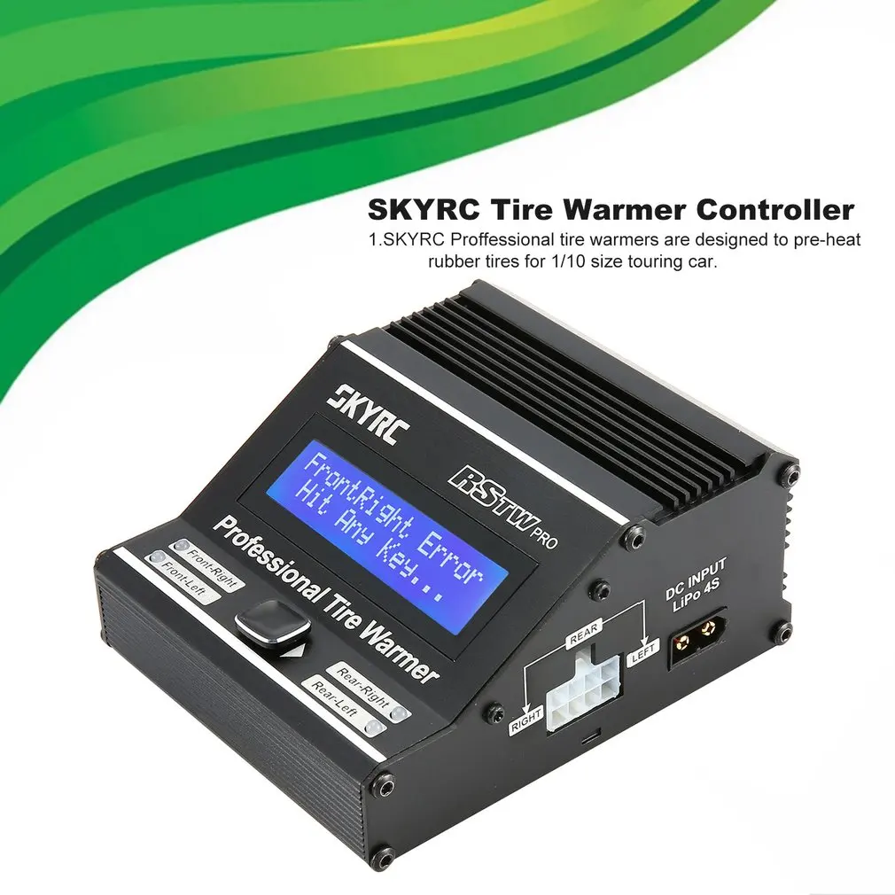 New SKYRC Professional Tire Warmer Electronic MCU RSTW Temperature Controlled for 1/10 RC Racing Touring Drift Car