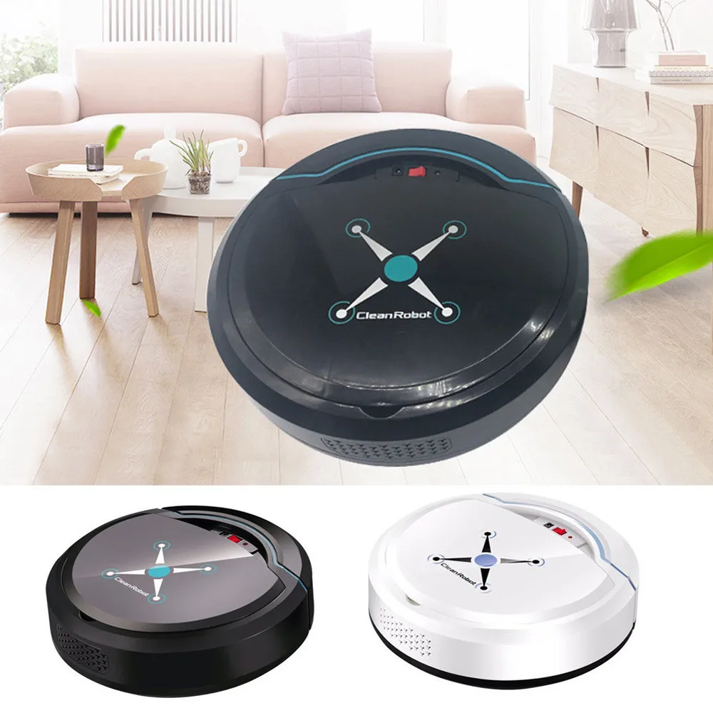 Multifunctional Sweeping Robot Rechargeable Automatic Vacuum Cleaner Sweep&ampWet Mop Simultaneously for Wooden/marble floors |