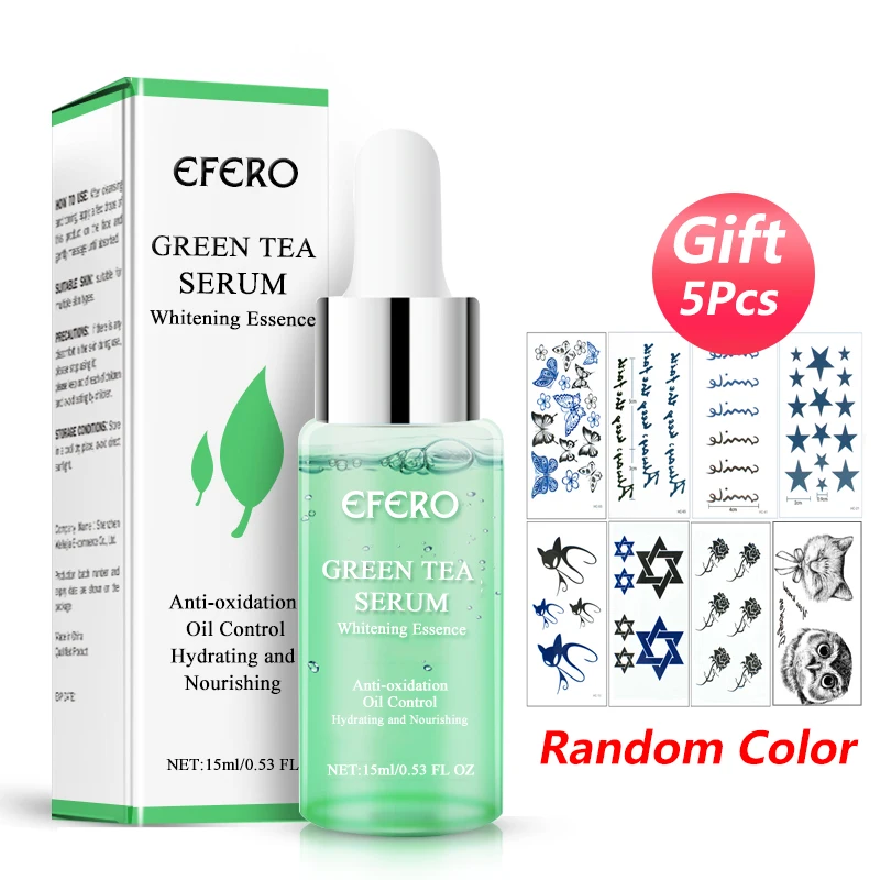 

EFERO Face Whitening Cream Anti Aging Tea Essence Face Serum Acne Repair Face Cream Moisturizing Oil Control Beauty Skin Care