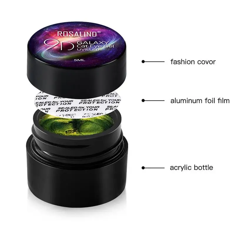 Magic Galaxy Chameleon Nail Polish Cat Eyes Led Gel Semi Permanant Nail Polish Uv Gel Lacquer Nail Art Gel Varnish