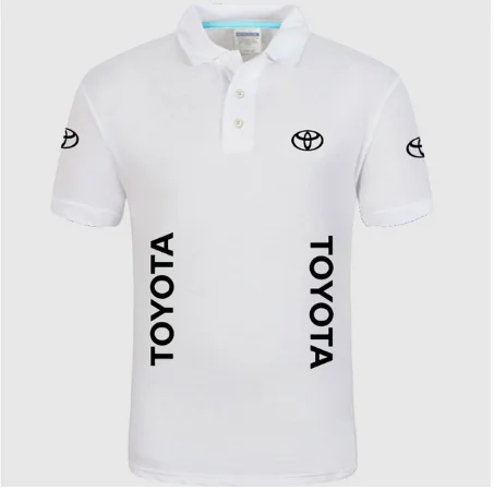 Летняя Высококачественная брендовая рубашка поло с логотипом Toyota, рубашка с коротким рукавом, модная повседневная Однотонная рубашка поло, рубашки унисекс D - Цвет: 3