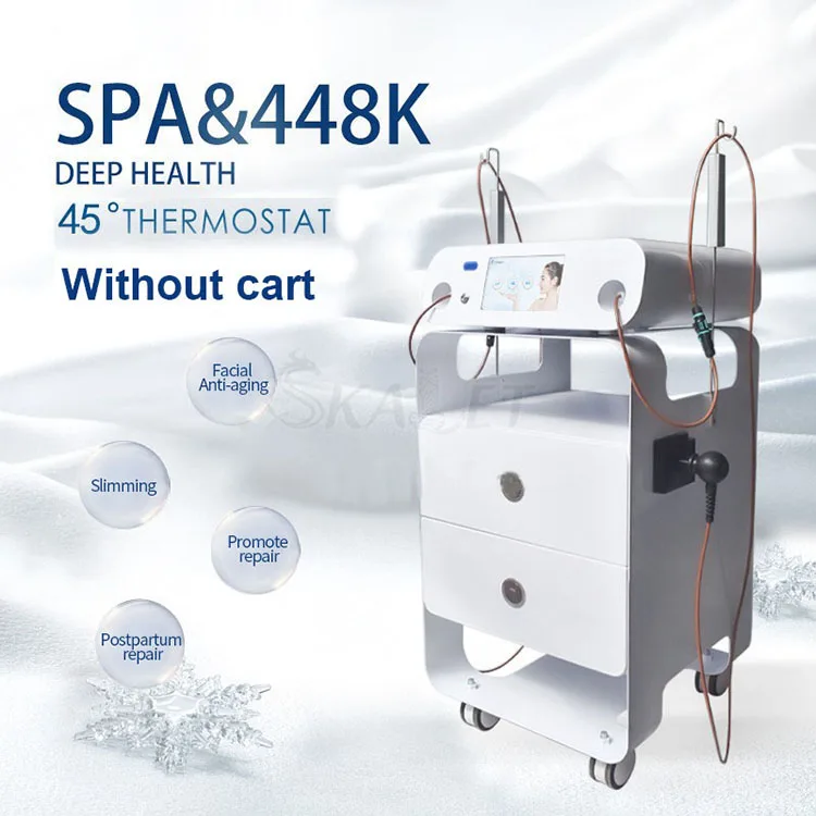 

New Diathermy Monopolar RF Body Slimming Tecar Therapy CET RET Physiotherapy Machine