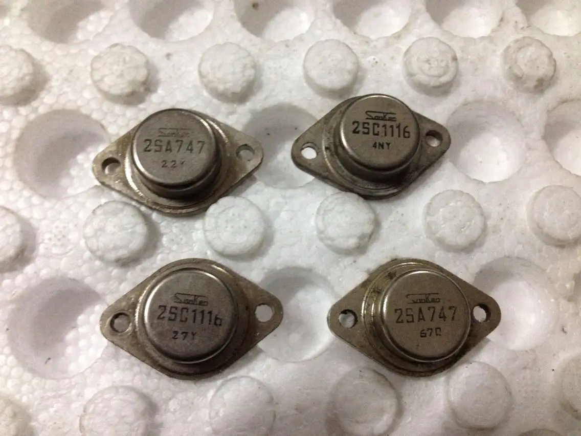 Par de Segunda Sanken Para-3 Original Desmontagem Máquina Amplificador Potência Transistores A747 C1116 1 Mão 2sa747 2sc1116 - Image 2