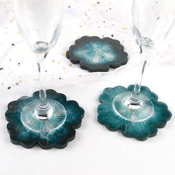 

Newly Coasters Resin Flower Mold Silicone DIY Handmade Epoxy Compote Mold Petal Tray CLA88