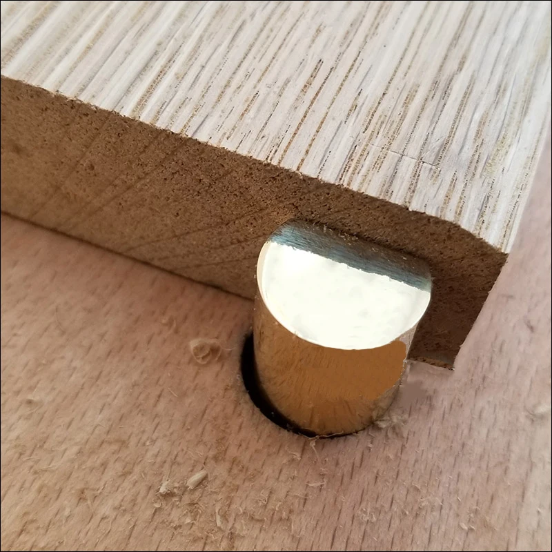 Brass Workbench Peg Brake Stops Clamp Spring type 19mm Dogs Woodworking Table Limit Block Workbench Workshop Tools