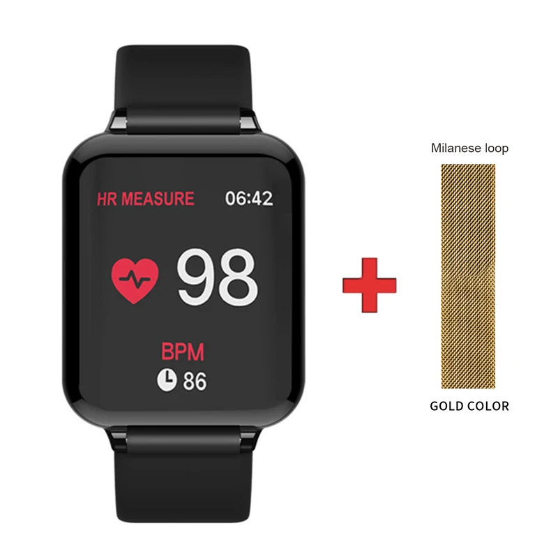 2021 Mens Smart Watch Waterproof B57 Hero Band 3 Heart Rate Blood Pressure Sprots Relogio Smartwatches Bracelet for Android IOS 