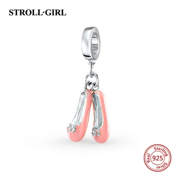 

Fit original European bracelet Silver 925 charms color enamel Beads gloves shoes women bag sunflower DIY fashion jewelry