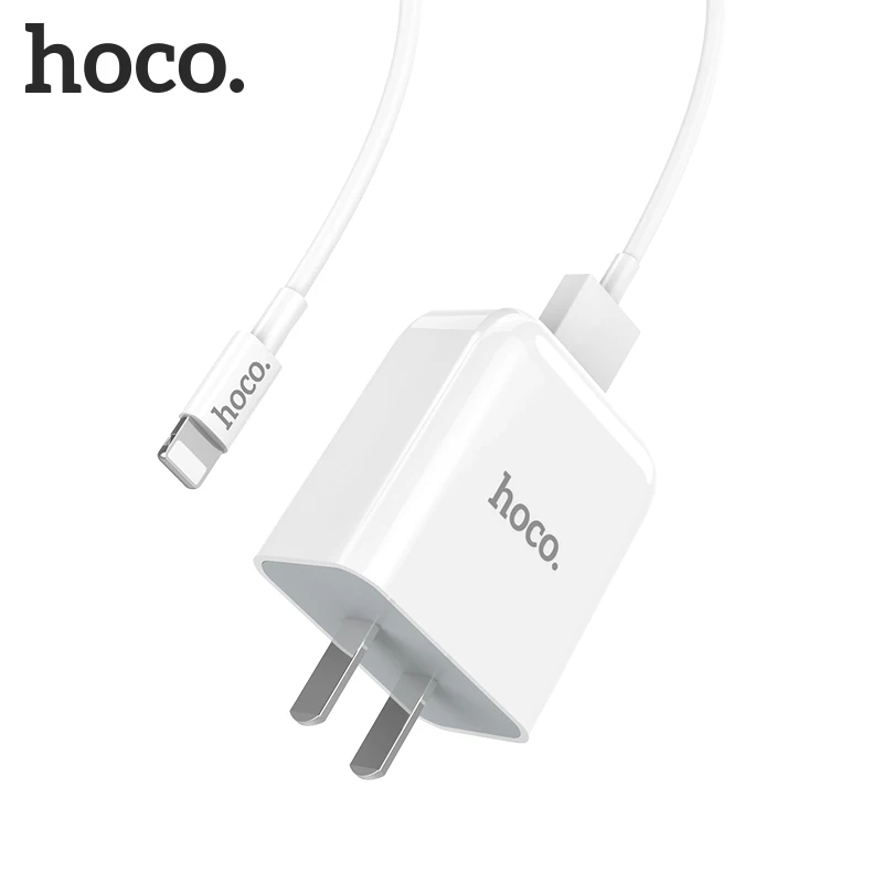 HOCO C49 20 шт./лот USB зарядное устройство для iPhone 11 Xs Max US Plug настенное зарядное устройство адаптер для samsung Xiaomi huawei