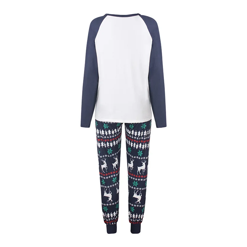 Rocwickline New Autumn & Winter Women's Pajamas Young Style Print Animal O-Neck Vacation style Loose Cotton Pajamas