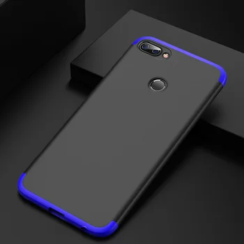 

Case For Huawei P Smart 2018 Case Cover Luxury 3 in 1 Full Protection Matte Cases For Huawei P Smart Case Cover Coque 5.65inch