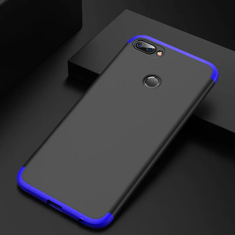 Чехол для Huawei P Smart 2018 роскошный чехол 3 в 1 Матовые чехлы с полной защитой Coque 5 65