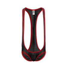 Новые Сексуальные мужские комбинезоны леопардовые сексуальные пижамы открытый комбинезон с подтяжкой ягодиц Lungewear тело чулок мужской комбинезон борется формирователь гей комбинезон