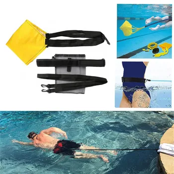 

Adjustable 3m Adult Kids Swimming Bungee Exerciser Leash Training Hip Swim Belts Cord Safety Swimming Pool Accessories