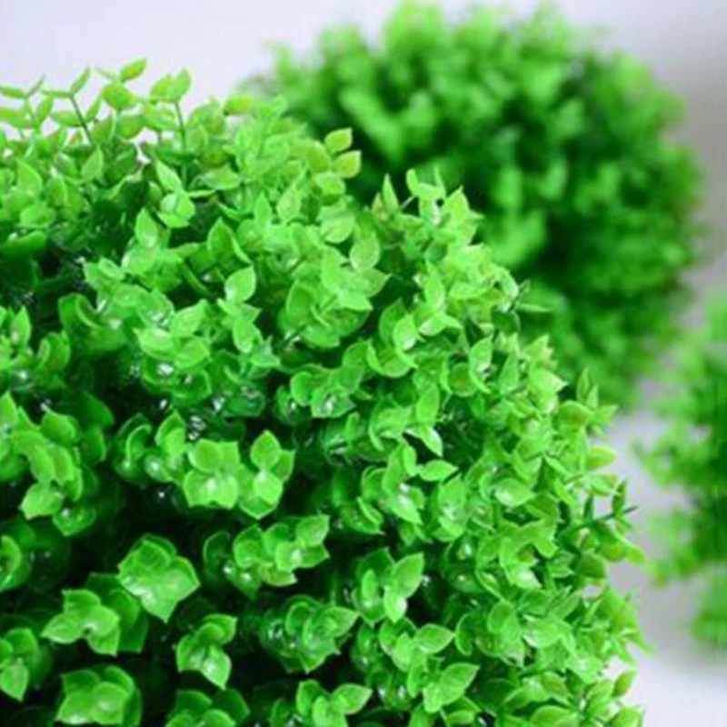 

Artificial Hanging Boxwood Topiary Buxus Ball Grass Green Garden Home Decors