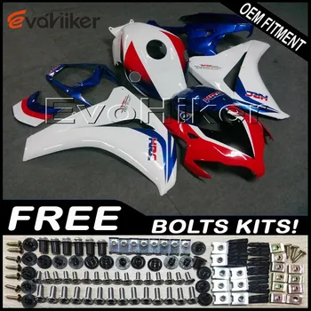 

Custom motorcycle plastic cover for CBR1000RR 2008-2011 ABS fairing motorcycle panels Injection mold white red blue+Gifts