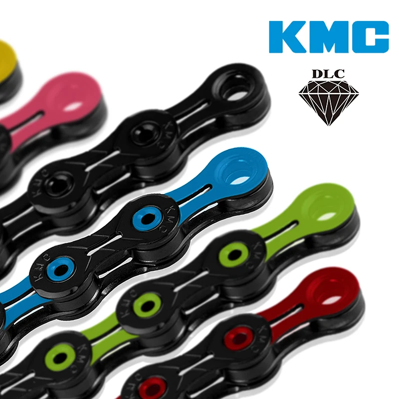 NEW KMC X11SL DLC Bike Chain Roa MTB Blue/Black 11spd 116L Shimano SRAM Campy 