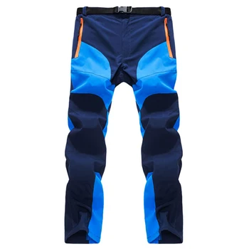 Summer Fishing Pants Men Breathable Stretch Waterproof Softshell Hiking Pants Outdoors Thin Trekking Pants Men Sports Trousers 2