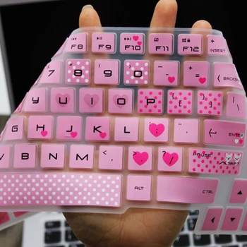 

kawaii Silicone Keyboard Case Cover Skin High invisible Protector Skin Cover Fit For HP 15.6 inch Laptop PC