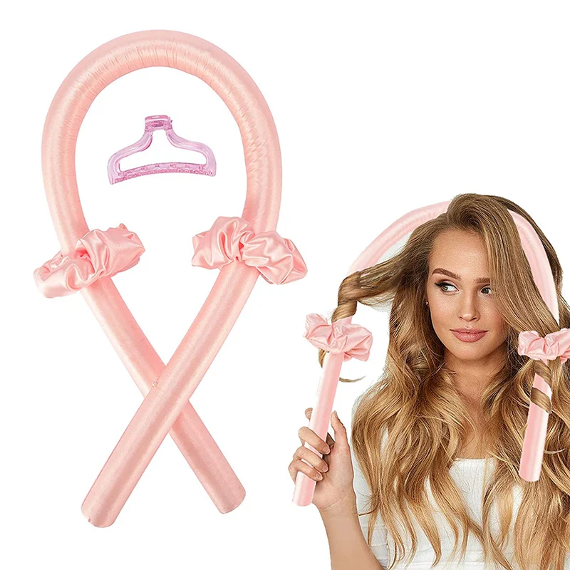 Heatless Curling Rod Headband Lazy Curler Silk Curling Ribbon Silk Heatless Hair Make Hair Soft